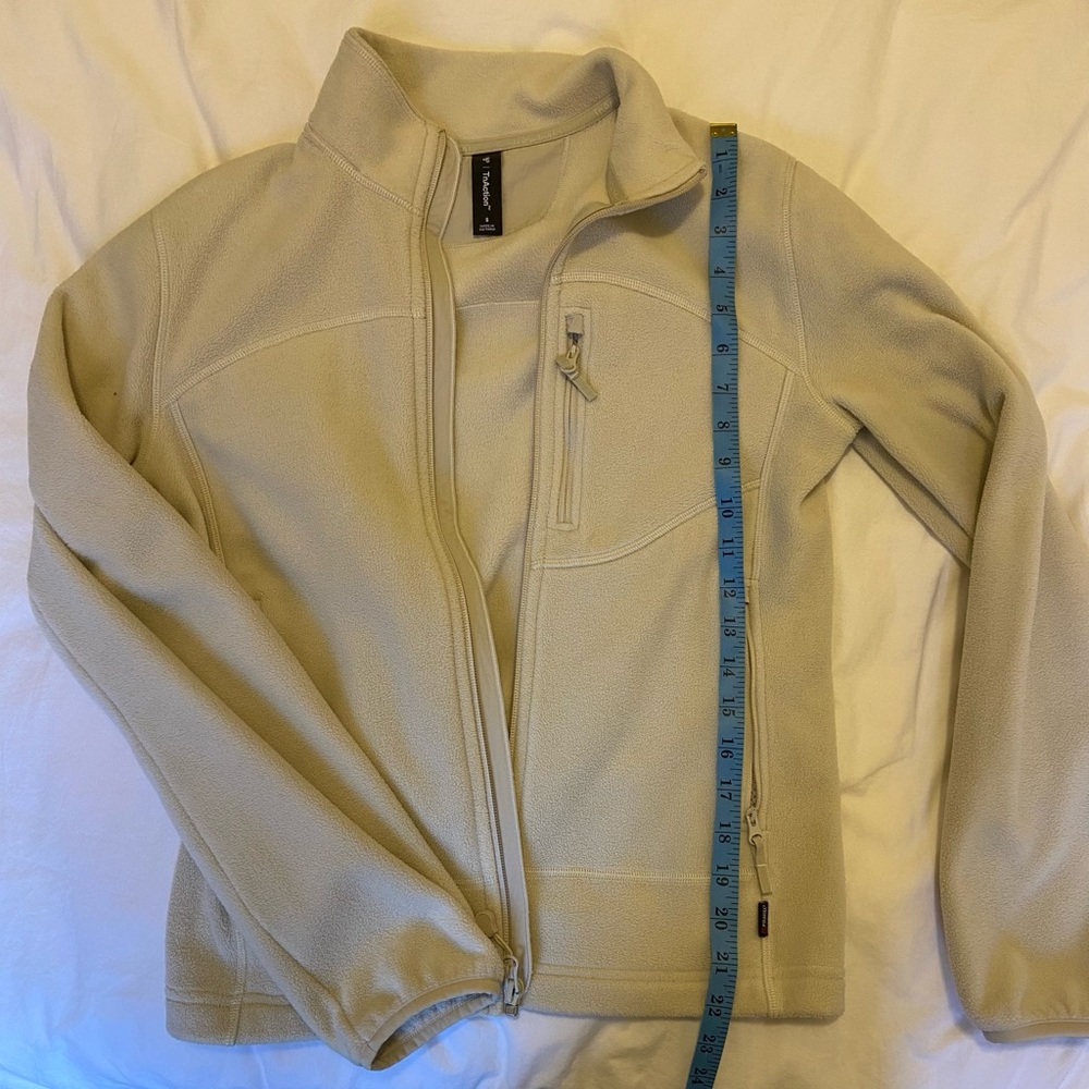 Aritzia TNA 
Cream fleece jacket